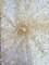 1 Yard Champagne 3D Butterfly Mesh Fabric with Satin Appliqué on Stretch Sheer Base 54 Inch Wide